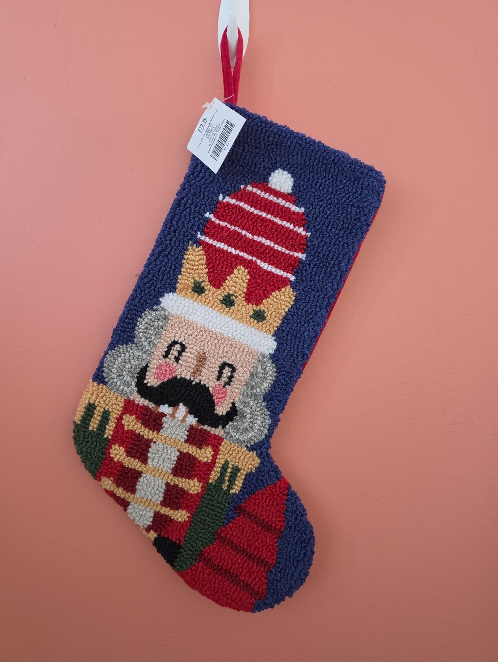 NWT Loop Textured The Nutcracker 18" Christmas Stocking Hobby Lobby